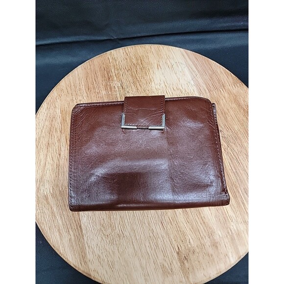 Vintage Handbags - Vintage Princess Gardner Brown Leather Wallet 4x5.5